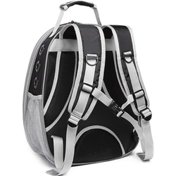Mochila Pet Para Transporte De Cães E Gatos Visão Panorâmica