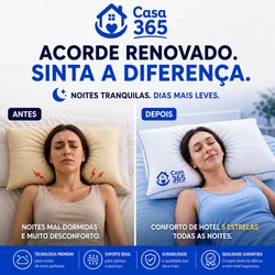 CloudPillow™ Travesseiro Premium Pluma de Ganso - Conforto de Hotel 5 Estrelas