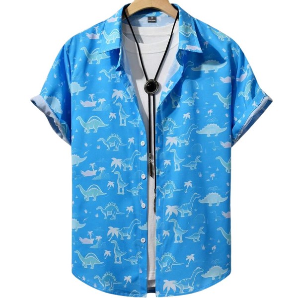 Camisa Vinser Jurassic Azul