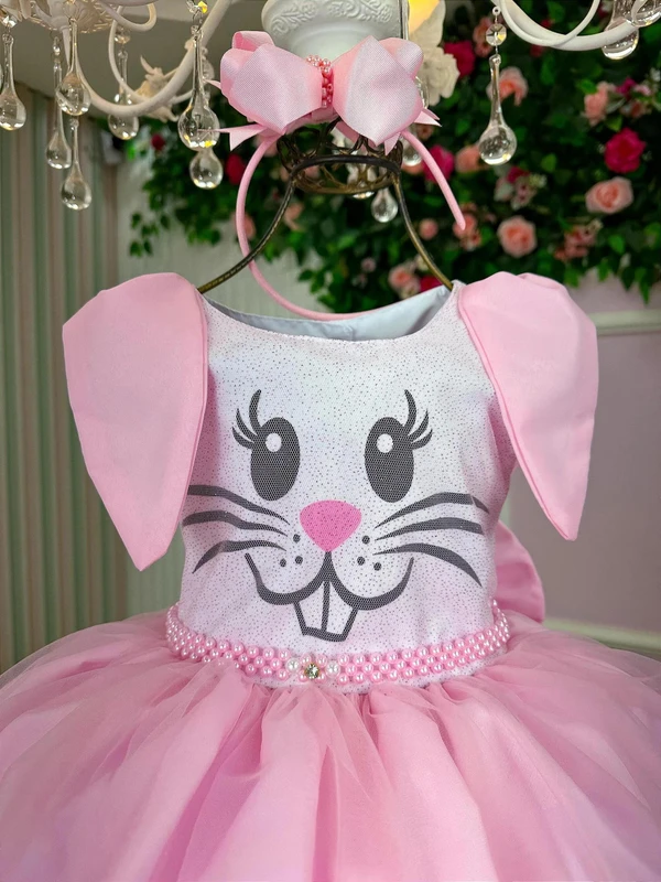 Vestido Temático Luxo - Coelhinho 