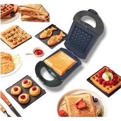 Mini Sanduicheira e Waffle Maker Premium – Bivolt