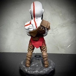 Suporte Premium Para Controle de Playstation e Xbox Kratos de luxo pintado a mão Pronta Entrega com chaveiro de brinde