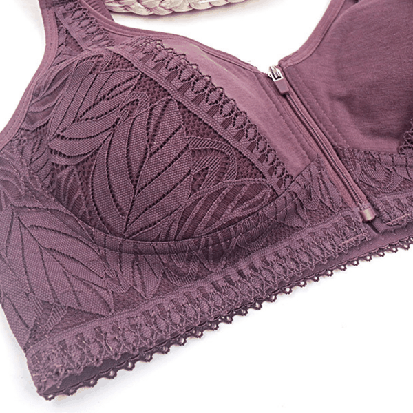 Kit 2 Sutiã de Renda e Algodão Plus Size - Soft Conforto