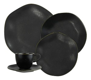 Aparelho de jantar 20 peças volcano ryo Oxford porcelana