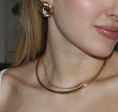 Colar Circle Dourado