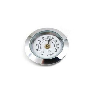 Higrômetro Analógico Meglio (27mm) - Prata