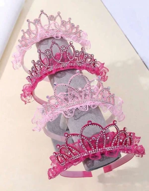 Tiara Coroa Tecido - Princesa