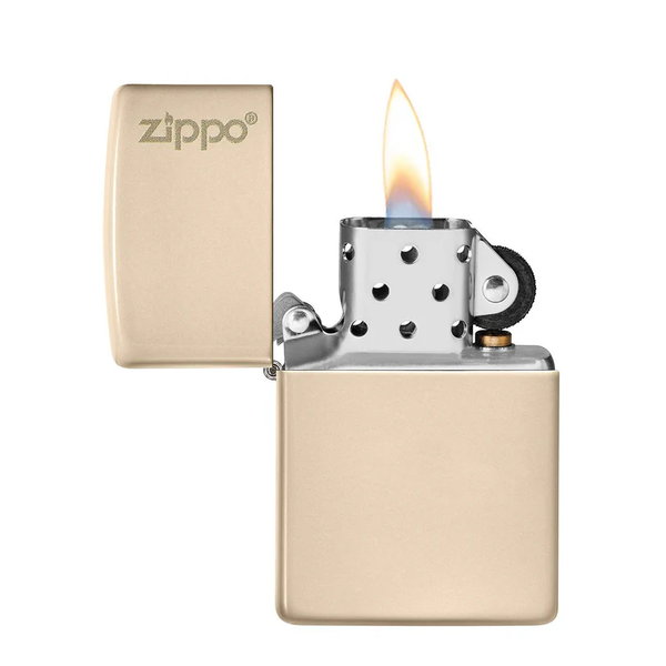 Isqueiro Zippo Flat Sand Logo
