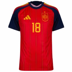 Camisa Seleção Espanha Home 2026/27 Zubimendi 18