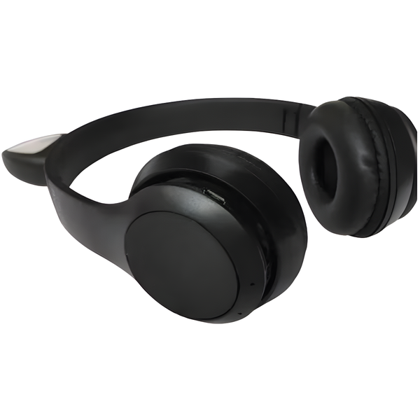 Fone Bluetooth Orelha De Gato Led Colorido (PRETO)