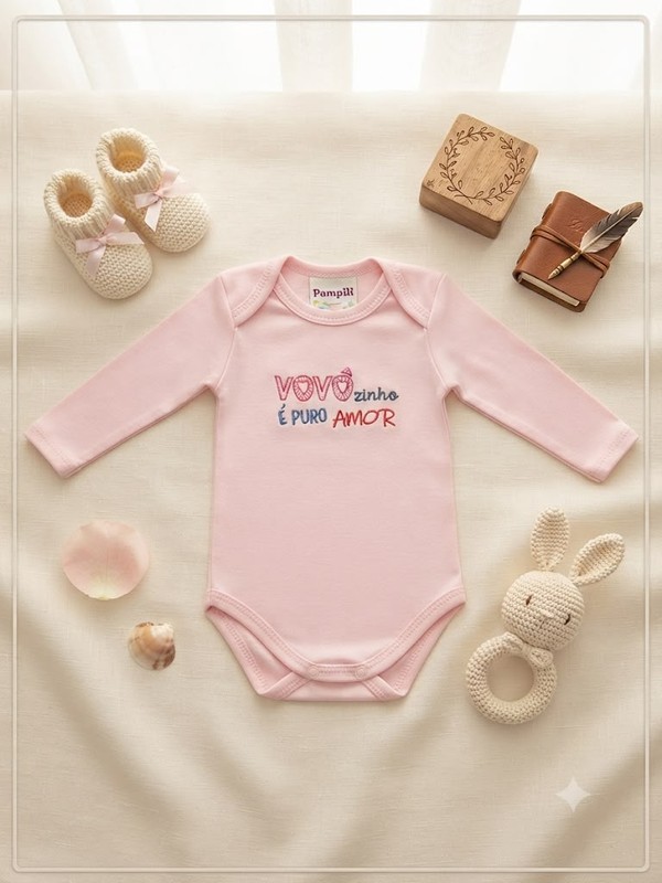 BODY VOVÔZINHO 20685 YUKS ROSA