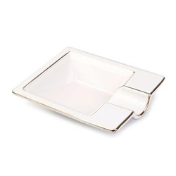 Cinzeiro de Ceramica para 1 Charuto Spheraf - Branco