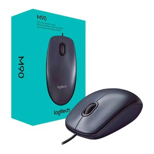 Mouse Logitech Conexao USB Preto - M90