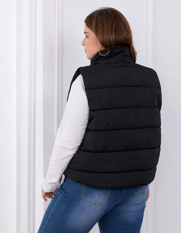 Colete Feminino com Capuz Removível
