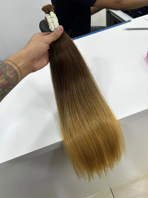 Cabelo Vietnamita Iluminado 65cm Liso Selado | 100gr