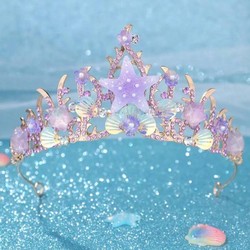 Tiara Coroa Luxo - Fundo do Mar