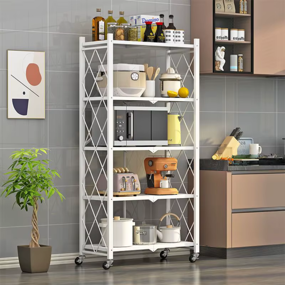 Estante Dobrável 5 Andares Kizzar – Praticidade e Organização Instantânea — foto 6