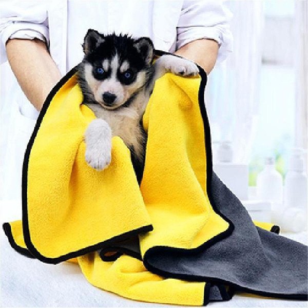 Toalha Absorvente de Secagem Rápida para Cães e Gatos