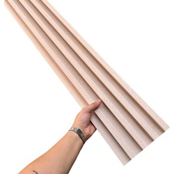 Painel Ripado Interno WPC de 290cm x 16cm (0,464M²)