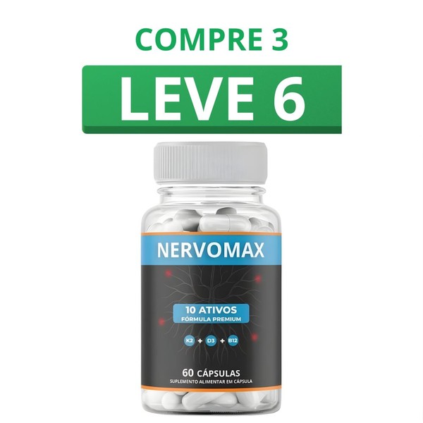 Nervomax 60 Cápsulas + Frete Grátis