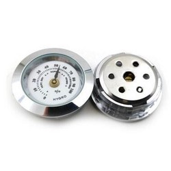 Higrômetro Analógico Meglio (27mm) - Prata