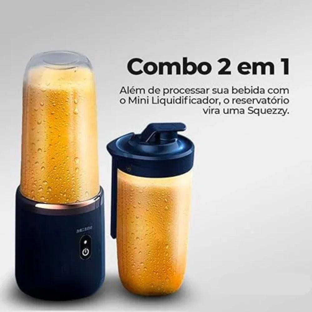 Mini Liquidificador Portátil prático e fácil de usar  - 400ml com 6 Lâminas 19% OFF — foto 2