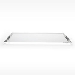Bandeja de Acrílico Diamantada 24x12x1,5cm