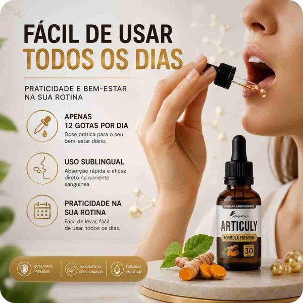 Articuly - Retome sua rotina com mais mobilidade, conforto e leveza - Oferta com 3 frascos