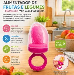 ALIMENTADOR DE FRUTAS E LEGUMES PAIS E FILHOS