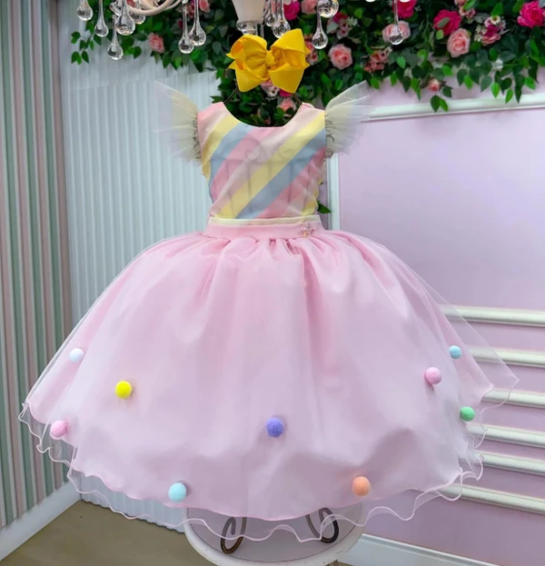 Vestido Temático - Candy Color  
