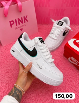 TENIS AIR FORCE 1 BRANCO/PRETO