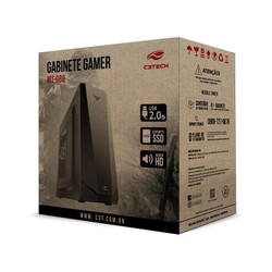 Gabinete Gamer C3tech MT-G80BK sem Fonte Preto - MT-G80BK