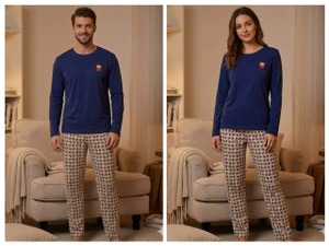 PIJAMA MANGA LONGA ADULTO BATATA FRITA 86123 PINGO LELE