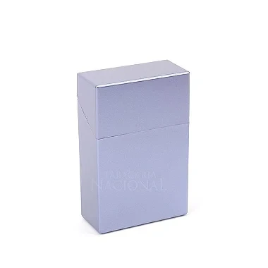Cigarreira de Plástico - Azul Metálico