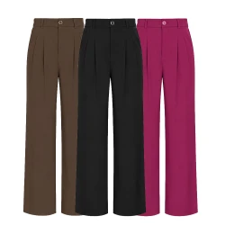 [LEVE 3 PAGUE 2] Calça Feminina Helena em Seda Gelo e Elastano (Elegante, confortável e irresistível!)
