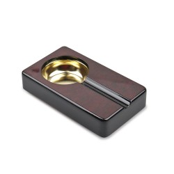 Cinzeiro para 1 Charuto de Madeira Burner