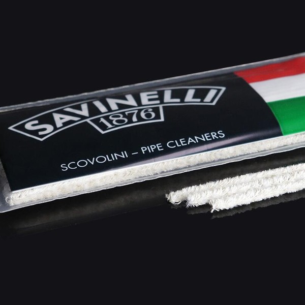 Limpador de Cachimbo de Algodão Savinelli Conical - Pacote com 50