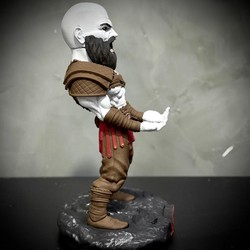 Suporte Premium Para Controle de Playstation e Xbox Kratos de luxo pintado a mão Pronta Entrega com chaveiro de brinde