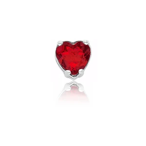 Pingente galeria coração 8x8 Vermelho