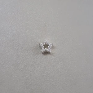 Pingente Galeria Zircônia Estrela 0,80MM (15) BRANCA