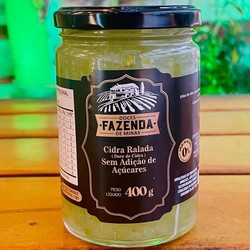 Cidra Ralada Zero Adição de Açúcar Fazenda de Minas 400 g