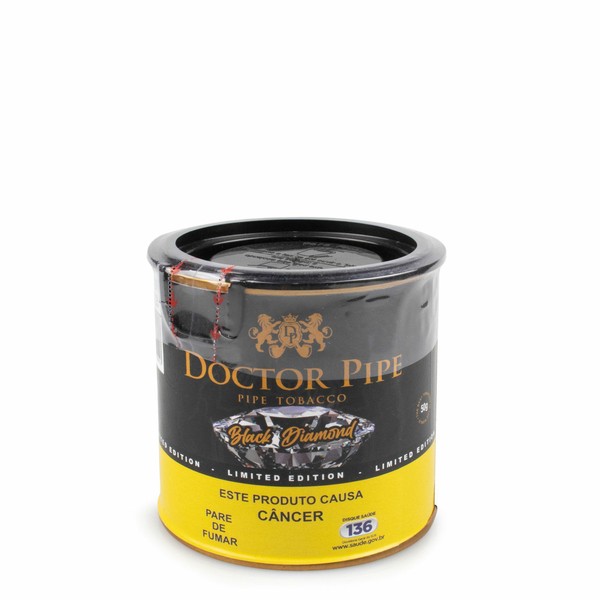 Fumo para Cachimbo Doctor Pipe Black Diamond - Lt (50g)