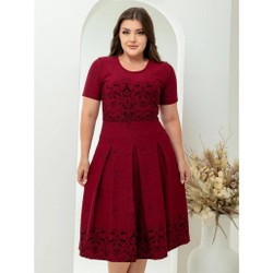 Vestido Texturizado Jacquard