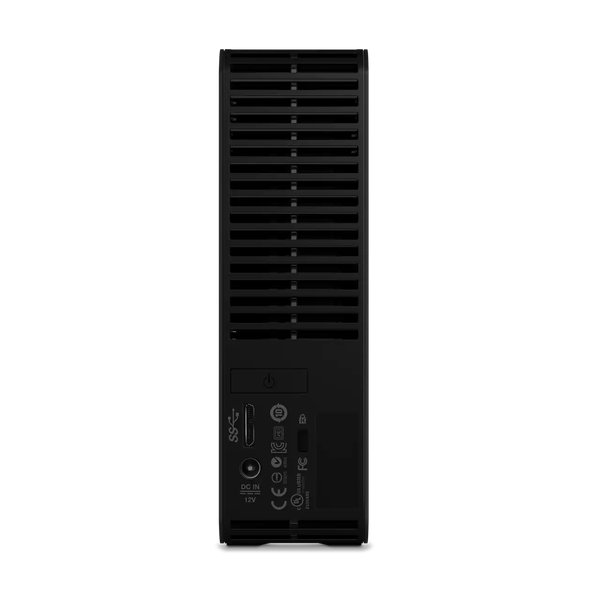 HD Externo Western Digital 16TB Elements Desktop 3.5 USB 3.0 com Fonte Preto - WDBWLG0160HBK-NESN