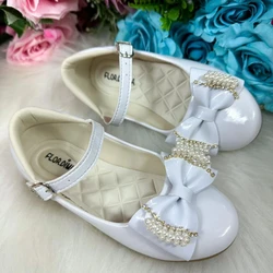 Sapatilha Flor Di Mila - Branca com Pérolas