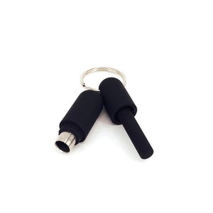 Furador de Charutos Emborrachado Meglio - Preto