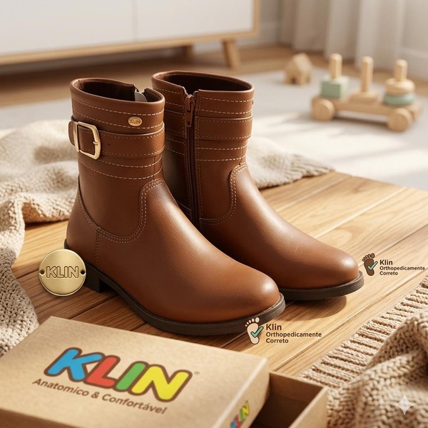 BOTA ATENA  CARAMELO KLIN - 195068
