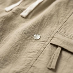 [Pague 3, Leve 5!] Bermuda Cargo Fornax Masculina em Nylon Técnico Hidrorrepelente com Bolsos Utilitários e Cós Elástico