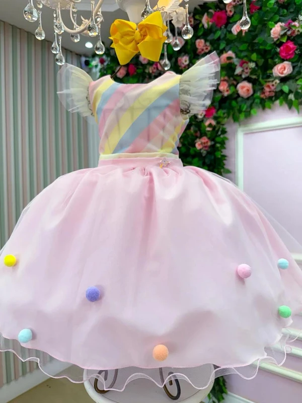 Vestido Temático - Candy Color  