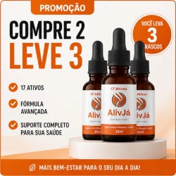 Alivjá - Kit com 3 Frascos + Frete Grátis